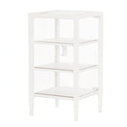 Thumbnail image #2 for Cal-Mil Juno 22023-14-15 Rectangular Display Case, White Powder-Coated Metal, 14"W x 14"D x 26"H