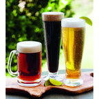 Thumbnail image #1 for G.E.T. GET SW-1466-CL . . 16 oz Clear Polycarbonate Pilsner Glass with Foot Dozen Case of 2 Dozen