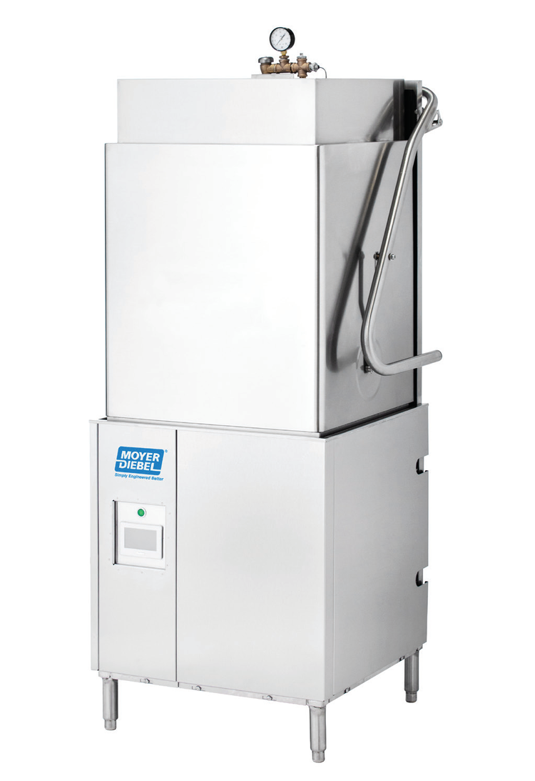 Product image #5 for Moyer Diebel MDHHD High-Temperature Extended Hood Door-Type Dishwasher/Pot Washer with 27-Inch Tray Opening