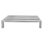 Thumbnail image #1 for 1880 Hospitality Update International™ DNRK-2036 ™ Aluminum Dunnage Rack, 20"W x 36"L x 8"H, 1,800 lb Capacity Case of 6