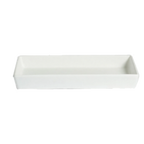 Thumbnail image #1 for G.E.T. Bugambilia COMP10 Salad Bar Bowl, 2 qt, Rectangular Cast Aluminum with Resin Coating, 12.8"L x 10.43"W x 1.57"H
