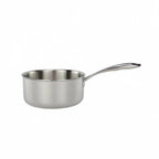 Thumbnail image #1 for Tuxton China Tuxclad WTSH-0961 3 qt Triply Rivetless Saucepan with Hollow Stainless Steel Handle, Without Lid Case of 6