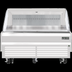 Thumbnail image #5 for Everest Refrigeration 73-1/4 Inch Horizontal Open-Air Cooler Merchandiser, Self-Contained, White Exterior