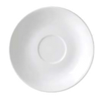 Thumbnail image #1 for Vertex China Rubicon RB-2-LFG 6-Inch Round China Saucer with Polished Foot, Magnesium-Reinforced Body, Linear Forest Green Case of 3 Dozen