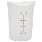 Thumbnail image #1 for JB Prince iSi U125 Flexible Silicone Measuring Cup, 1 Cup (8 oz.) Capacity, Heat Resistant