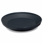 Thumbnail image #1 for Dinex Heritage DX107744 Insulated Plate Base, Double-Wall Plastic, Graphite Gray, 9-1/2" Diameter