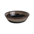 Thumbnail image #1 for CAC China VEN-32 Plastic & Melamine Fruit Dish, 4 oz, Midnight Black/Desert Beige Case of 3 Dozen