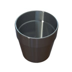 Thumbnail image #1 for TableCraft Products CW1445N Round Crock, 2 qt, 6 in Diameter x 6-1/8 in Height, Cast Aluminum, Natural Finish
