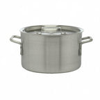 Thumbnail image #1 for Libertyware SAU08WC 8 qt Aluminum Sauce Pot with Cover and Riveted Handles