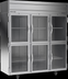Thumbnail image #5 for Beverage-Air Horizon Series 3-Section Reach-In Refrigerator with 6 Half-Glass Doors, Top-Mount Self-Contained R290 Refrigeration, 71.52 Cu. Ft.