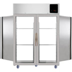 Thumbnail image #2 for QualServ (Middleby) UCRP149-GS71A U-Line Corporation (Middleby) Two-Section Pass-Through Refrigerator, 49 Cu. Ft., Glass Front/Solid Back Doors