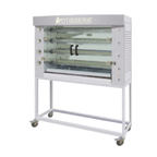 Thumbnail image #1 for Rotisol FlamBoyant FB1400-4G-SS Gas Countertop Infrared Rotisserie Oven, 20–24 Chicken Capacity, 4 Stainless Steel V-Shaped Spits