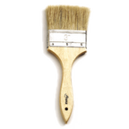Thumbnail image #1 for Alegacy Foodservice Products AL9119W Flat Pastry Brush, 3" Wide, Boar Bristles, Wood Handle Case of 12