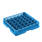 Thumbnail image #1 for ATSMFG Mama Lucy MLY-RG36 Full-Size Dishwasher Glass Rack, 36 Compartments, Holds Glasses up to 3" Diameter, Blue Case of 6