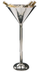 Thumbnail image #2 for Martini-Shaped Stainless Steel Wine Stand, 9 Qt.