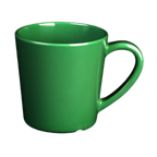 Thumbnail image #1 for Thunder Group CR9018GR 7 oz Green Melamine Plastic Mug/Cup Case of 8 Dozen