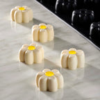 Thumbnail image #1 for JB Prince Pavoni MA413 Daisy Silicone Baking Mold, 30 Forms, 11.81"W x 15.74"D, Black