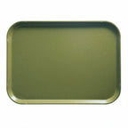 Thumbnail image #1 for Cambro Camtray® 46428 Rectangular Fiberglass Fast Food Tray, 4-1/4 x 6 Inch, Olive Green Case of 12