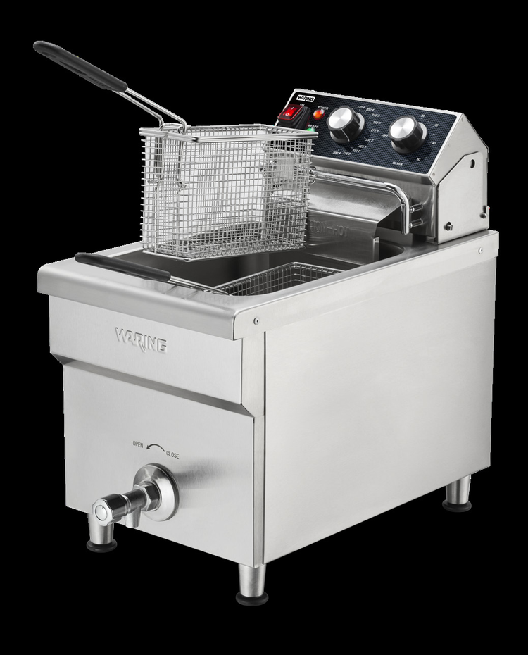 Product image #3 for Waring WDF1700 15 lb. Heavy-Duty Countertop Electric Deep Fryer