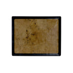 Thumbnail image #1 for G.E.T. Kobe - EGS B178128-GLDB Rectangular Melamine Tray, Black with Gold Decal, 12-5/8"L x 10-3/8"W x 1/2"H Case of 3