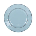 Thumbnail image #1 for G.E.T. Vintage California - EGS D850T-CB Round Melamine Plate, 8-1/2 in, Cameo Blue, Double-Line Case of 6