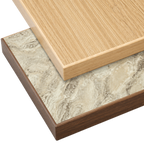 Thumbnail image #1 for ATSMFG ATS AT&S-AO-TTEWC-4896 Laminate Table Top, 48 x 96 x 1-3/16 in, Chamfered Wood Edge