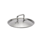 Thumbnail image #1 for Browne USA Foodservice Elements 5734124 Stainless Steel Domed Self-Basting Sauce Pan Cover, 9-2/5-Inch