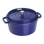 Thumbnail image #2 for Zwilling J.A. Henckels Staub® 1004301 Round Enameled Cast Iron Dutch Oven, 7 qt, Dark Blue, Induction Ready, with Cover