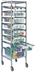 Thumbnail image #5 for Quantum Partition Store Starter Unit with Wire Baskets, Chrome Plated Finish, 19-1/2 x 24 x 75 Inches