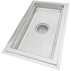 Thumbnail image #1 for IMC/Teddy FT18-11 Stainless Steel Floor Trough with Basket Strainer, 132"W x 18"D x 4" Deep