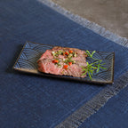 Thumbnail image #2 for G.E.T. Catalina - EGS B230090-CDB . . Rectangular Melamine Plate, 9" x 4-1/4", Dark Blue Case of 6