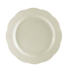 Thumbnail image #1 for CAC China Seville SC-9 Round Ceramic Plate, 9-5/8-inch Diameter, Scalloped Edge Case of 2 Dozen