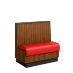 Thumbnail image #1 for ATSMFG ATS AT&S-ASD-KR36-BB GR5/COM Single Restaurant Booth, 30"L x 36"H, Beadboard Back, Upholstered