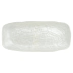 Thumbnail image #1 for Steelite International Kenny Mack KMK2805SH Rectangular Resin Platter, White, 21-1/4"L x 9-1/2"W x 2-1/2"H