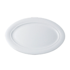 Thumbnail image #1 for Vertex China Opera OP-14 China Oval Platter, 14" x 10", Bright White 1 Dozen