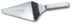 Thumbnail image #2 for Dexter Russell Sani-Safe 6 x 5 Inch Stainless Steel Offset Pizza Server with White Polypropylene Handle