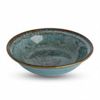 Thumbnail image #1 for Korin Inc BWS-224 Restaurant Bowl, Blue Autumn Pattern, 5.5" Diameter, 1.5" Height, 7 oz