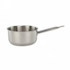 Thumbnail image #1 for Tuxton China Tuxsteel WSST-128 4 qt Stainless Steel Straight-Sided Saucepan, Welded Hollow Handle, No Cover Case of 6