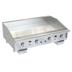 Thumbnail image #2 for Venancio USA Elite Series R48CT-48T 48-Inch Gas Countertop Griddle with 1-Inch Smooth Polished Steel Plate and Thermostatic Controls