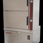 Thumbnail image #1 for Crown DCX-24 Two Compartment Direct Steam Full-Size Convection Steamer