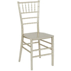 Thumbnail image #1 for Flash Furniture Hercules LE-CHAMP-M-GG Champagne Polycarbonate Stacking Chiavari Chair with Ladder Back