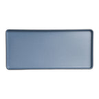 Thumbnail image #1 for Steelite International Creations, Baja 7830JB024 Rectangular Melamine Plate, Lagoon Blue, 12.875" x 5.875" Case of 2 Dozen