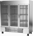 Thumbnail image #7 for Beverage Air Horizon Series Dual Temperature 3-Section Glass Door Reach-In Refrigerator/Freezer, Bottom-Mount, Self-Contained