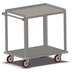 Thumbnail image #4 for Stainless Steel Two-Shelf Utility Bus Cart