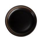 Thumbnail image #1 for CAC China VEN-C16 China Coupe Plate, Round, 10-1/4", Midnight Black/Desert Beige 1 Dozen