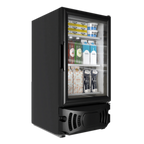 Thumbnail image #1 for Imbera USA (AeriTek) VR04 Countertop Refrigerator, 2 cu. ft., 1 Hinged Door, Black, Bottom-Mounted Self-Contained Refrigeration