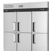 Thumbnail image #5 for Turbo Air M3 Three-Section Reach-In Refrigerator, 65.6 Cu. Ft., Top-Mount Self-Contained, Six Half Solid Doors
