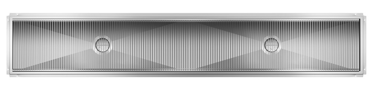 Product image #2 for KoolMore 108-Inch x 18-Inch Commercial Stainless Steel Floor Trough Drain with Subway-Style Grating