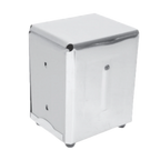 Thumbnail image #1 for Thunder Group SLNH002 Short Countertop Napkin Dispenser, Stainless Steel, Mirror Finish, for 4" x 5" Napkins Case of 36