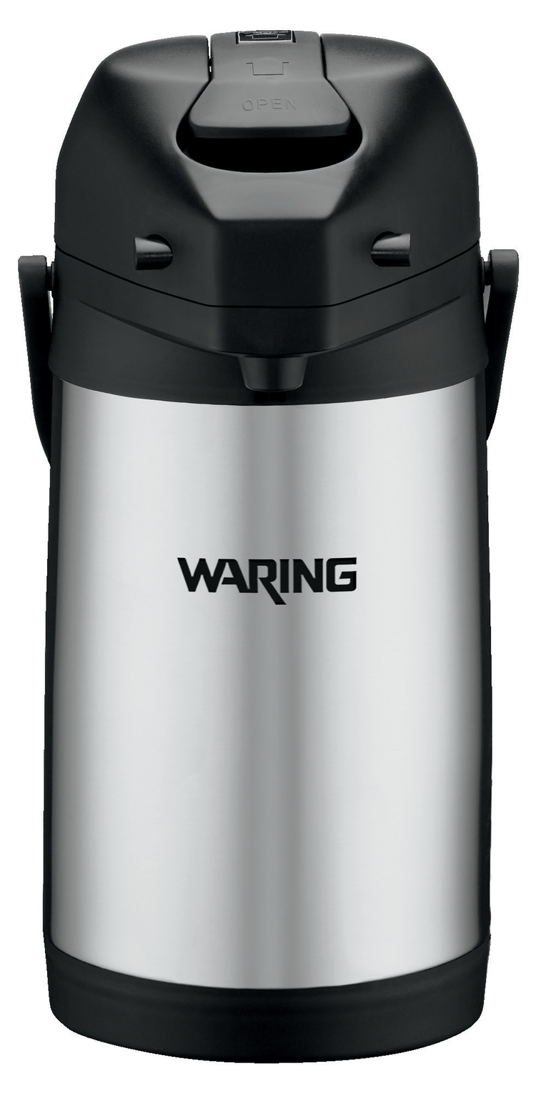 Product image #2 for Waring Café Deco 2.2 Liter Vacuum Insulated Stainless Steel Lever-Style Airpot